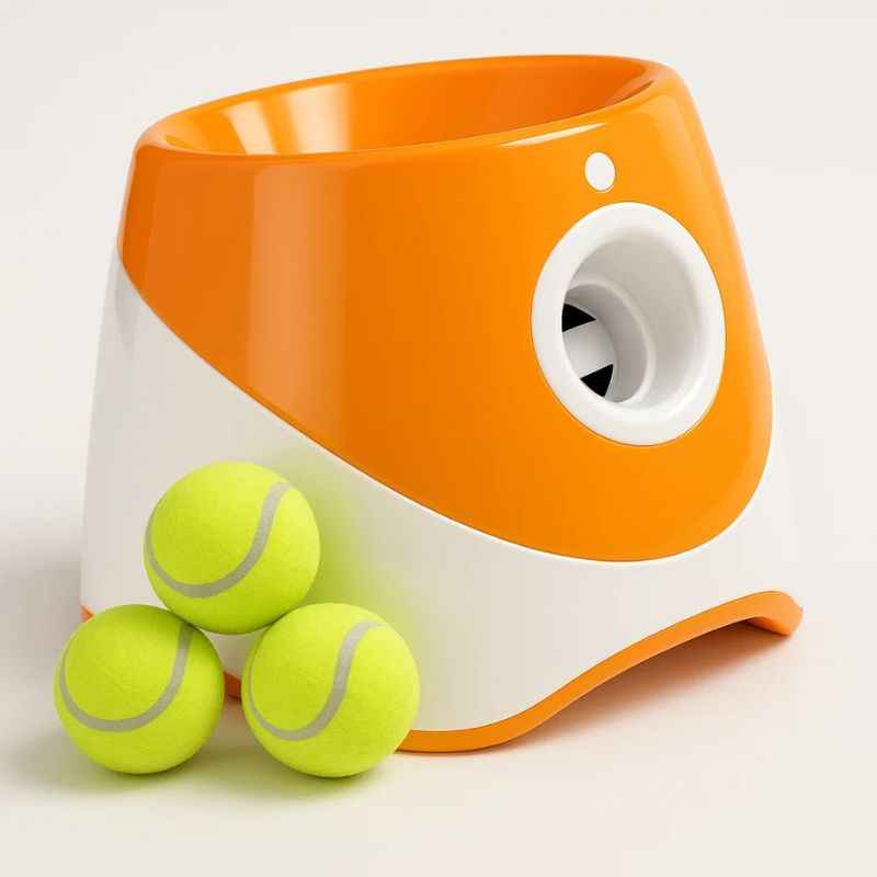 Brinquedos Interativos Para Cães - Lançador De Bola Automático