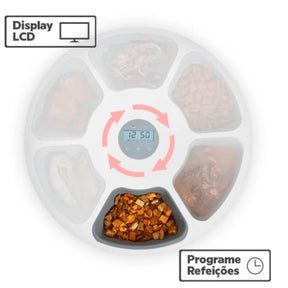 Alimentador Automático Cães Com Programador De Refeições