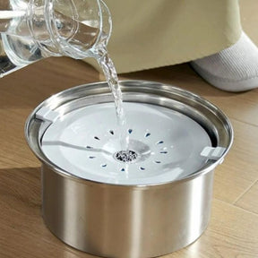 Bebedouro Para Cães De Aço Inoxidável